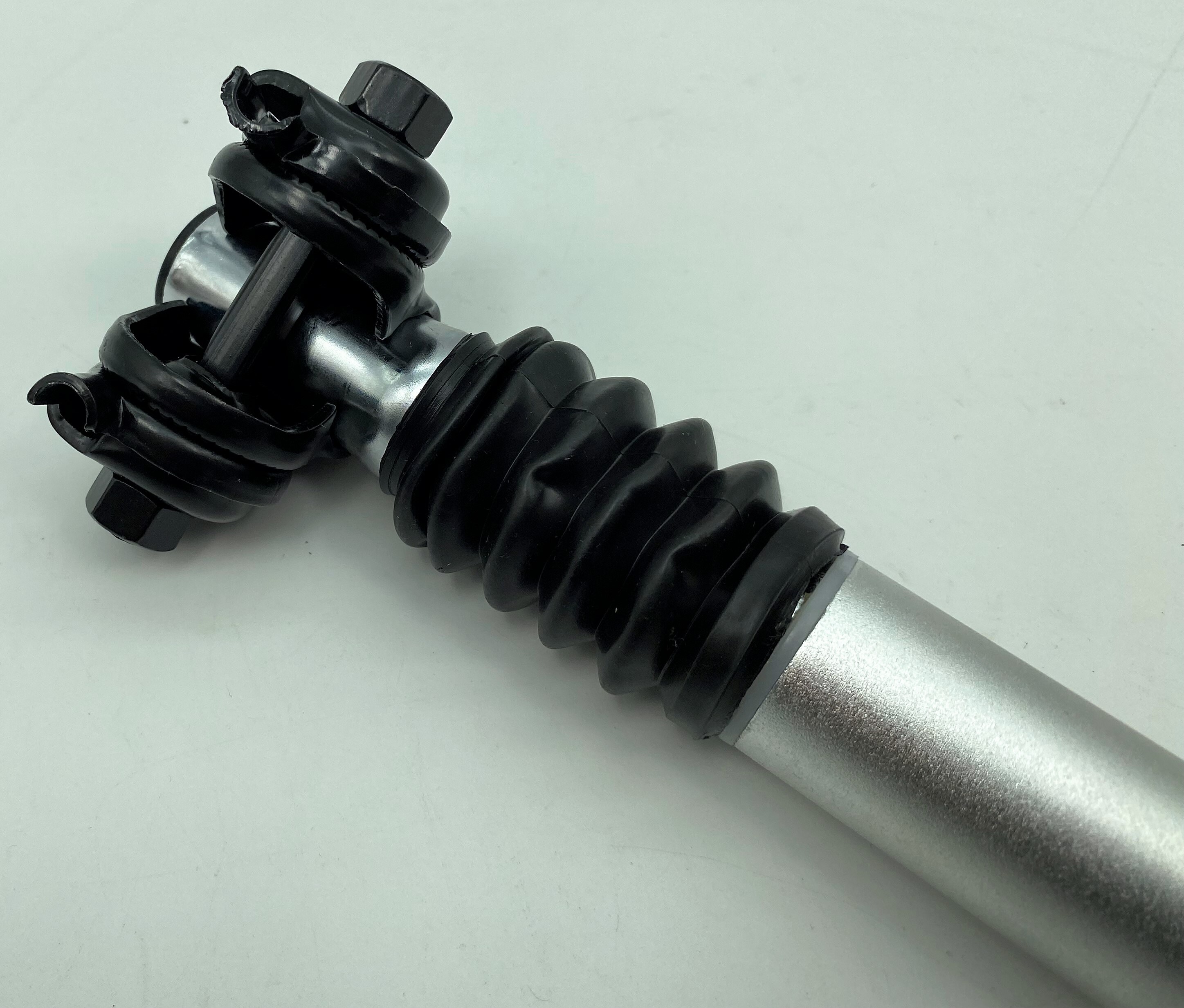 Peng Bo Federsattelstütze Ø 29,2 mm Silber mit Kloben