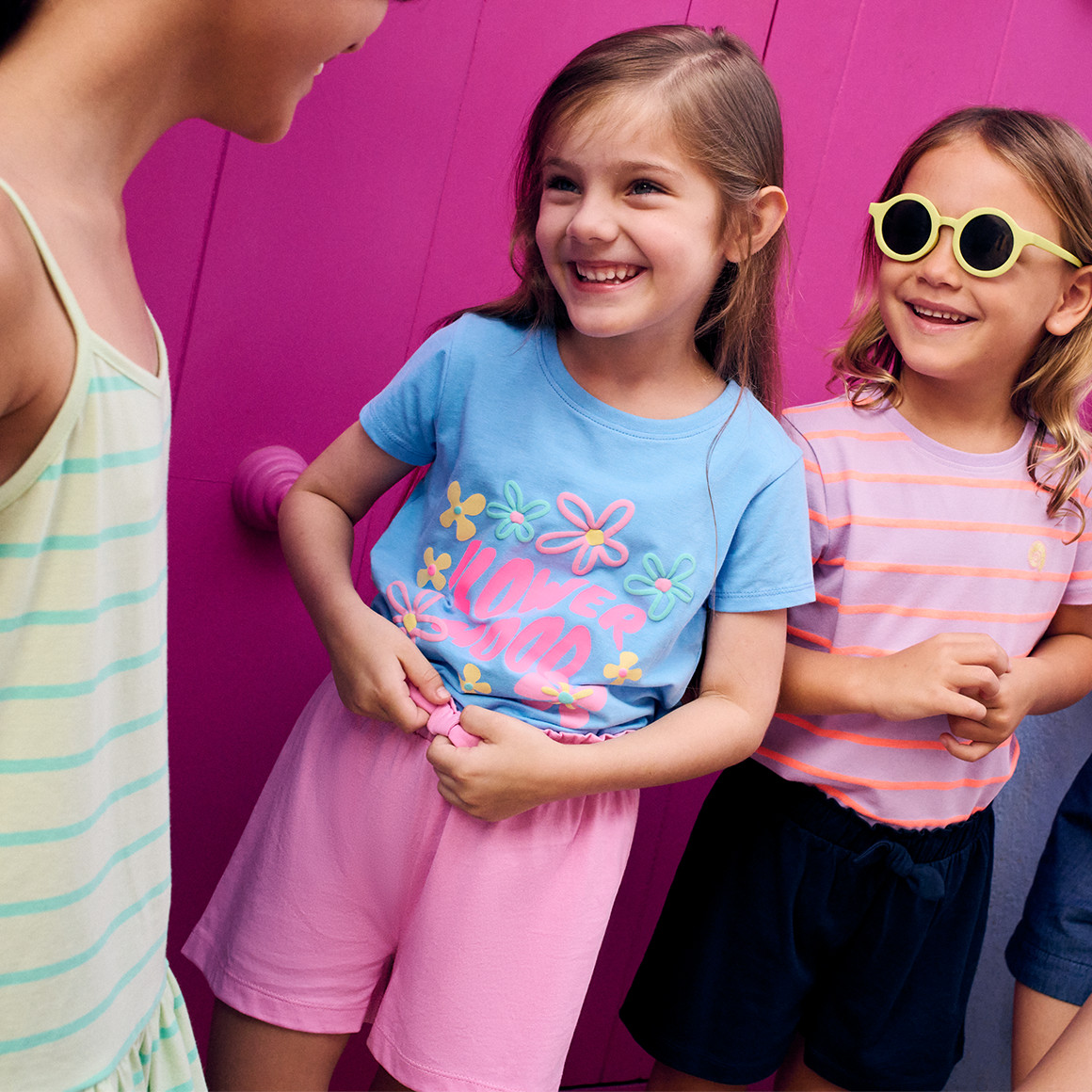 Topolino Mädchen T-Shirt mit Puff-Print blau