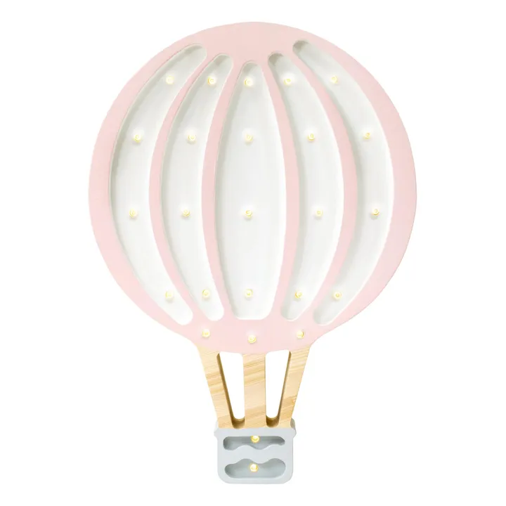 Little Lights Lampe à poser Montgolfière | Rose pâle