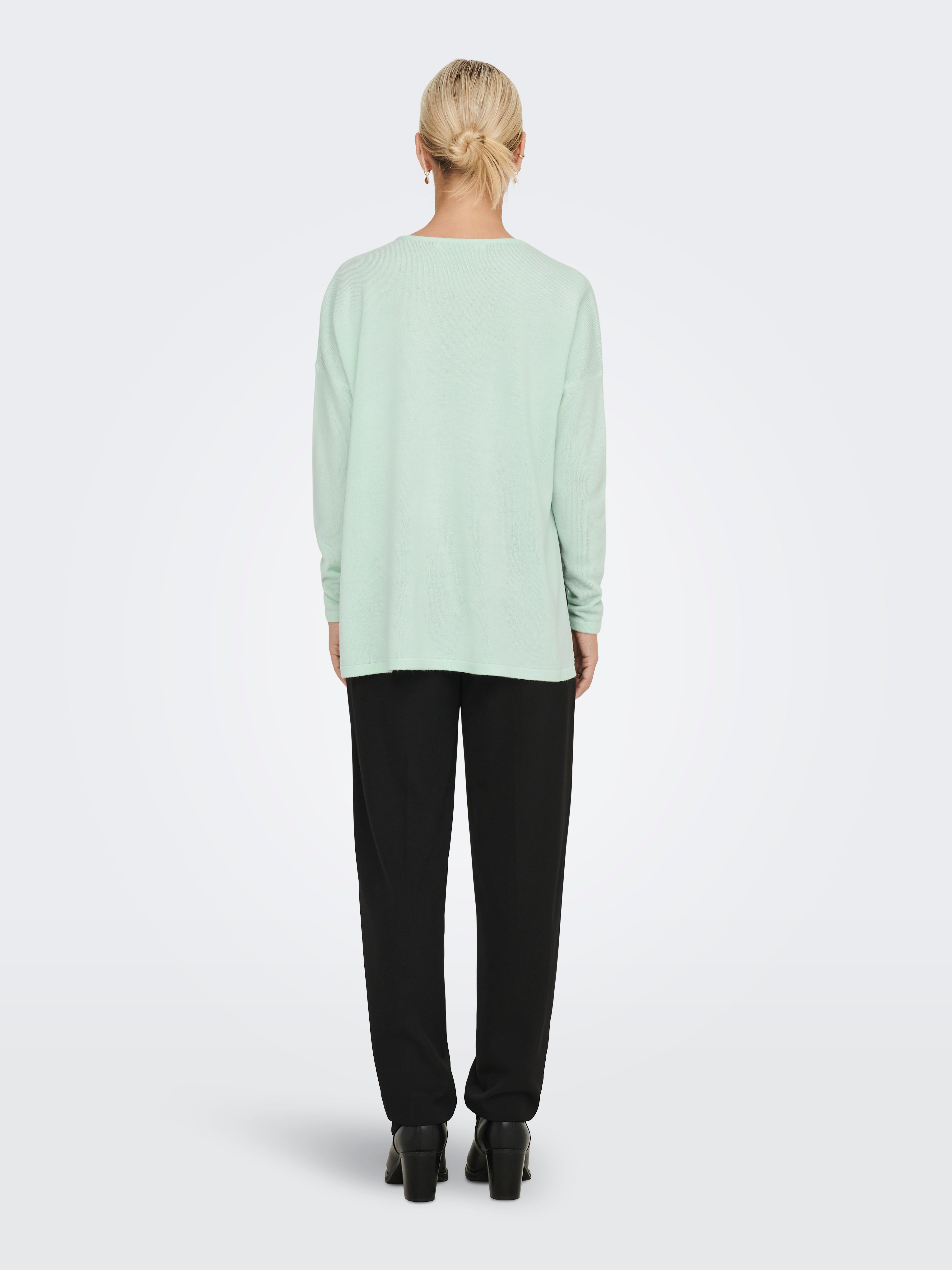 ONLAMALIA Strickpullover Mist Green