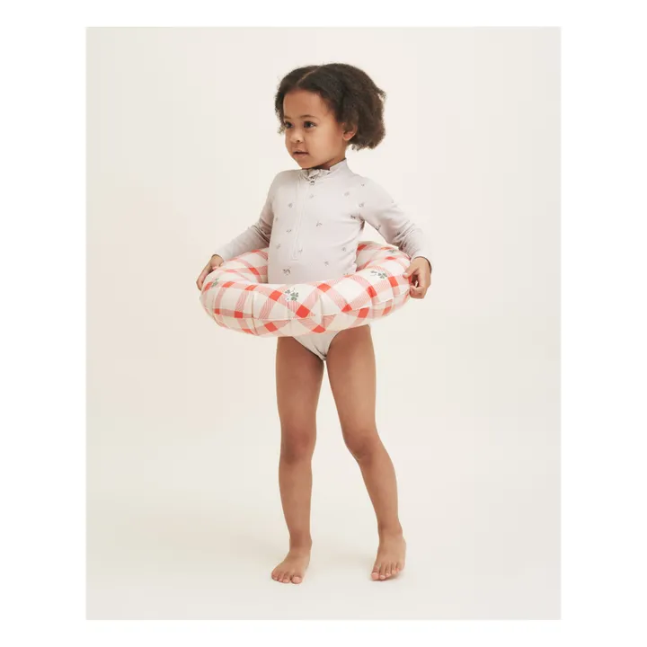 garbo&friends Maillot de Bain Anti-UV Fleuri | Ecru