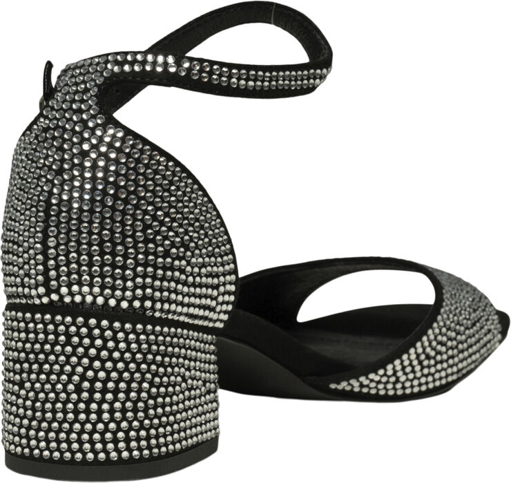 Shoe The Bear STB-ANNI CRYSTAL SANDAL Black