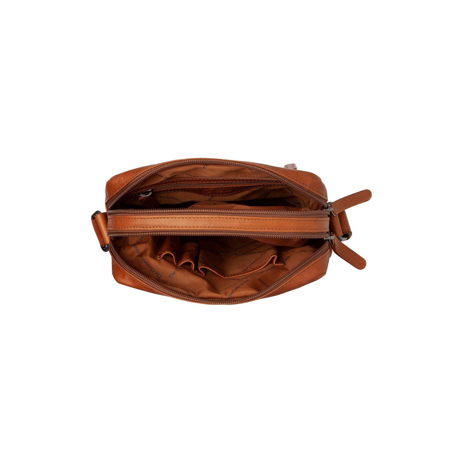 The Chesterfield Brand Arnhem Schoudertas cognac