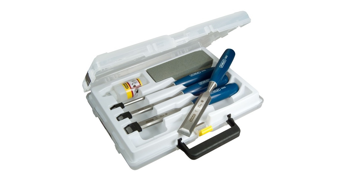 StanleySteekbeitelset Basic 6-delig