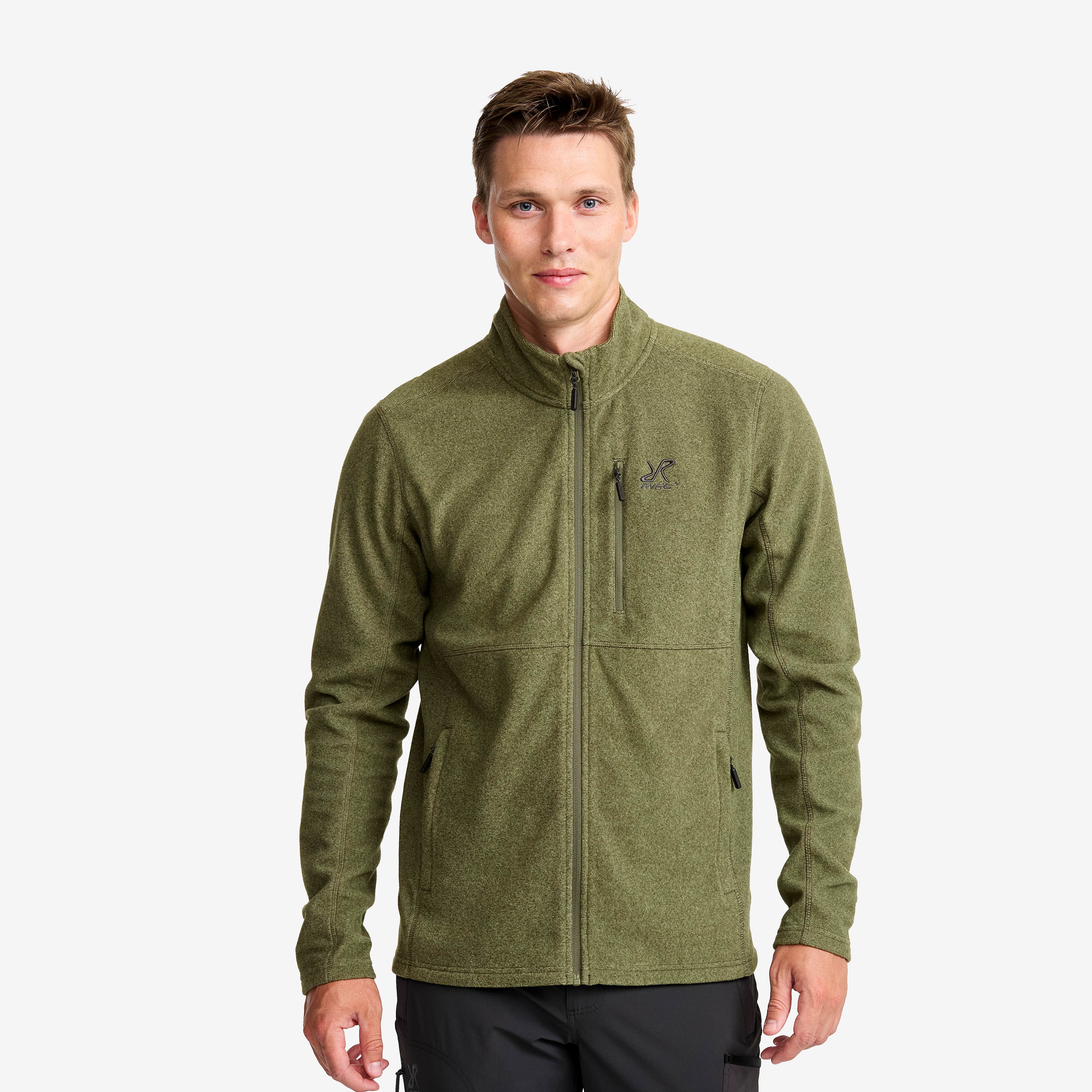 Essential Full-zip Fleece Herre Cypress