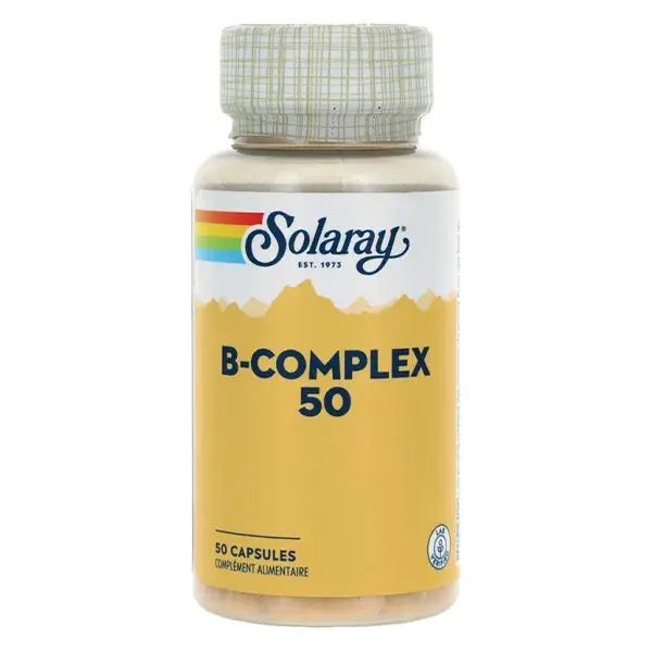 Solaray Complexo B 50 cápsulas