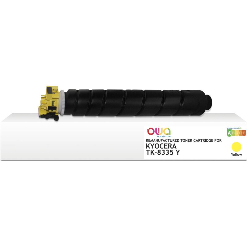 Toner remanufacturé OWA - standard - Jaune - pour KYOCERA TK-8335 Y