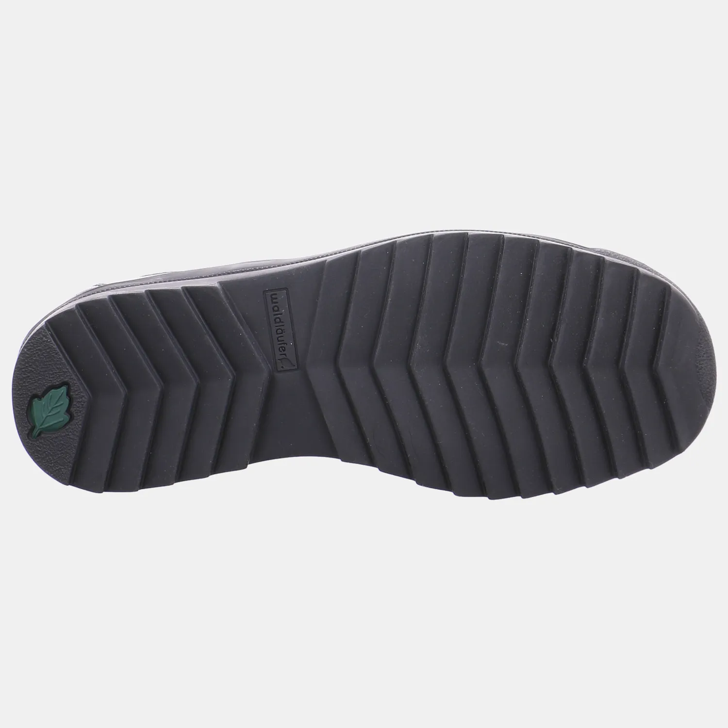 WALDLÄUFER Halbschuh Schwarz Leder
