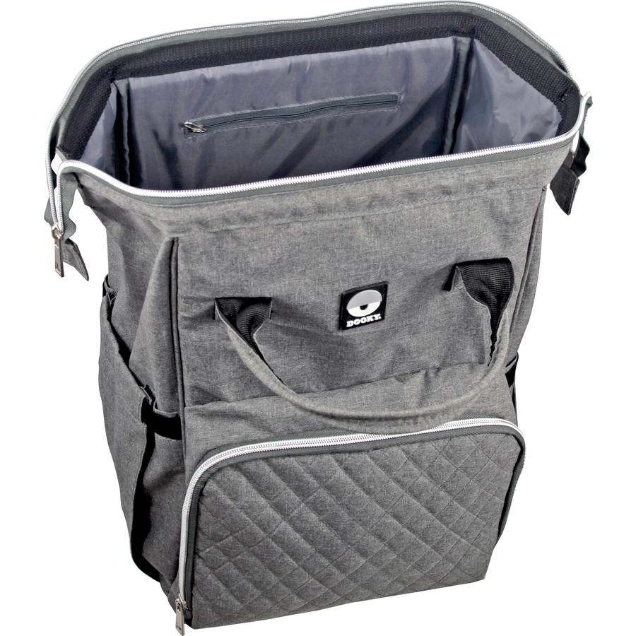 DOOKY Wickelrucksack Large Grey melange