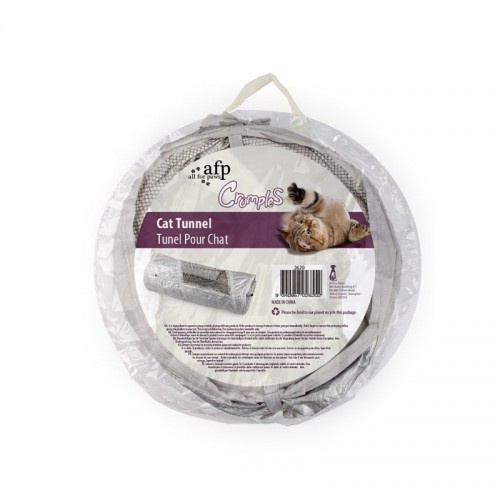 Túnel All for Paws Silver Crumple para Gatos