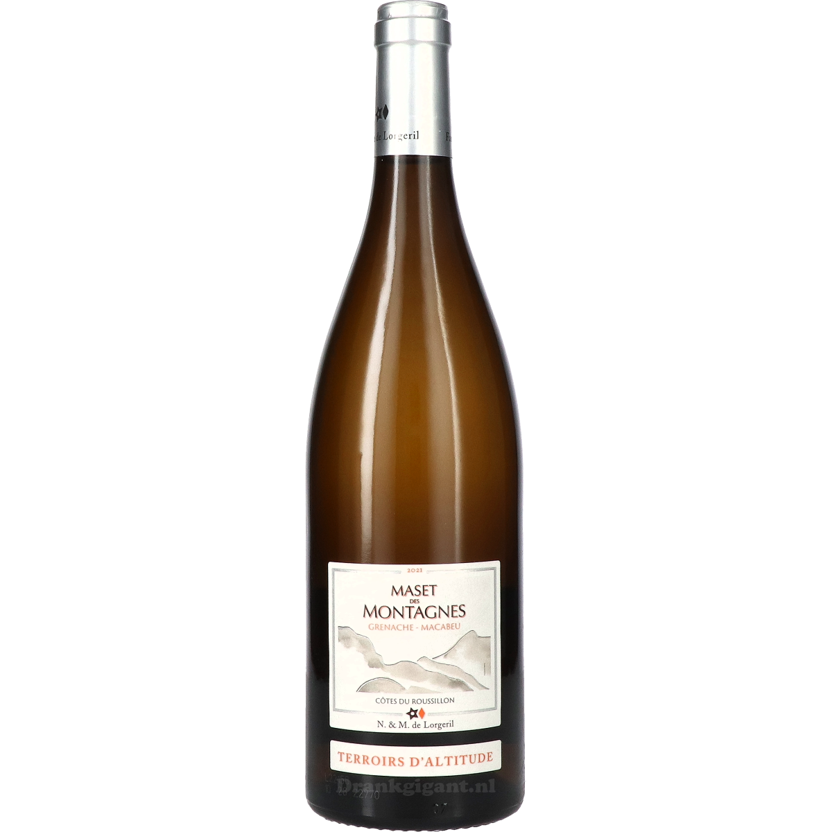 Château Lorgeril Maset des Montagnes Cotes du Roussillon Blanc 75 cl