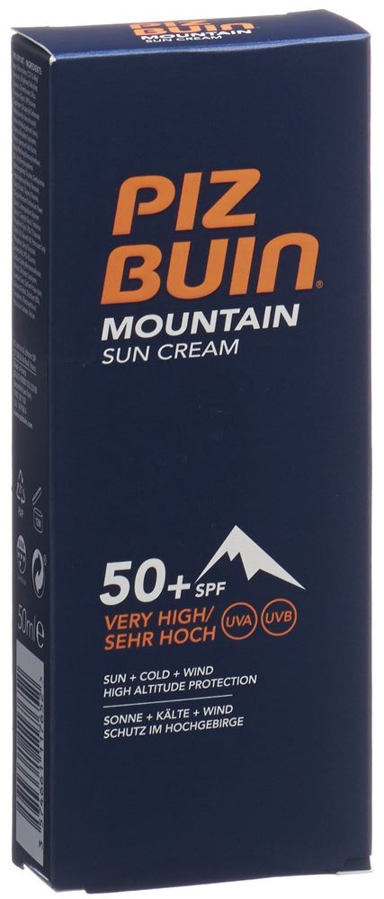 PIZ BUIN Mountain Cream Creme SPF50  Tb 50 ml