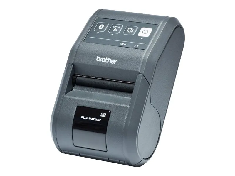 [OUTLET] - Brother RuggedJet RJ-3050 - Kvitteringsprinter - direkte termisk - Rulle (8 cm) - 203 dpi - op til 127 mm/sek. - USB 2.0, Wi-Fi(n), Bluetooth 2.1 EDR