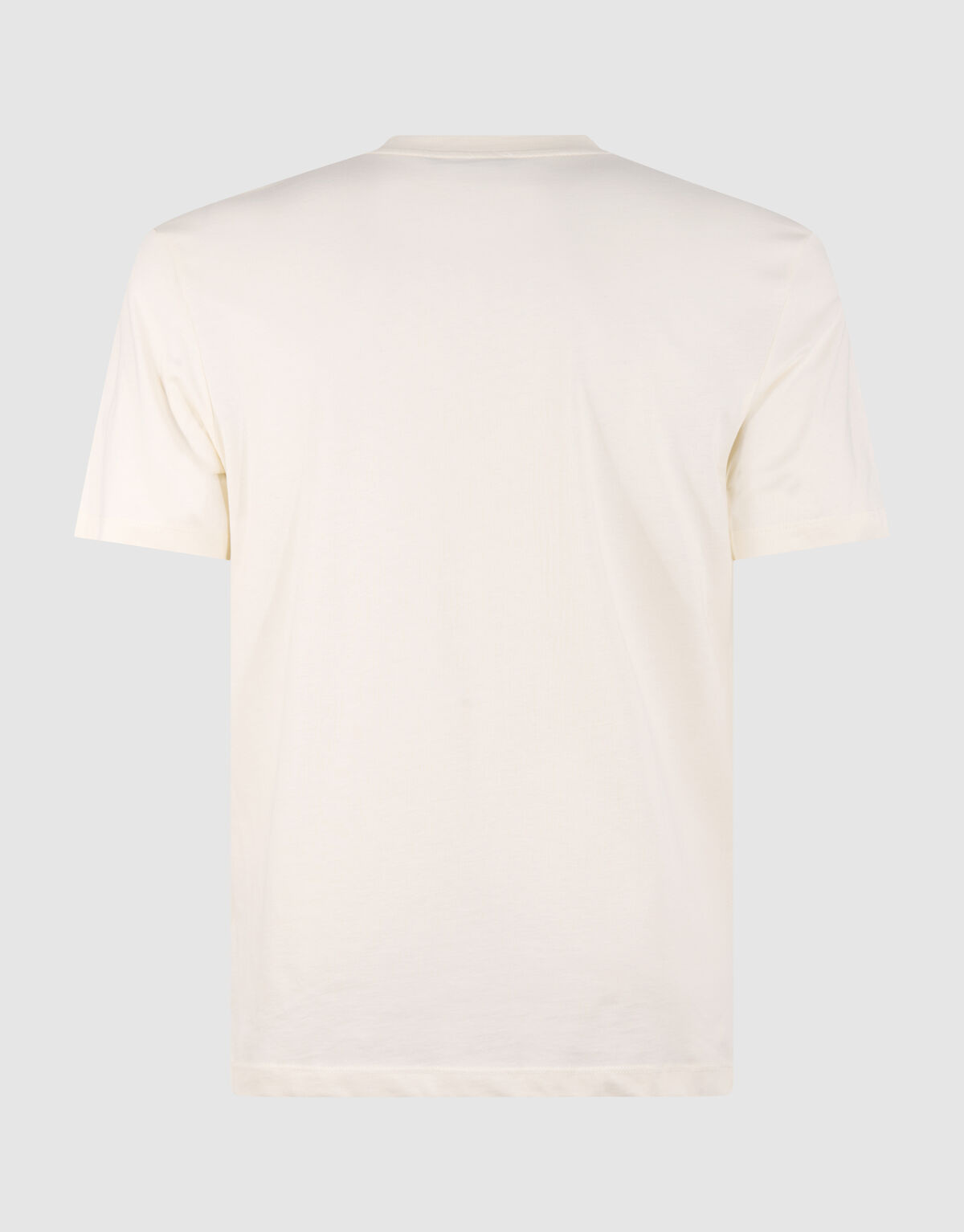 Stripe Artwork T-shirt Gebroken Wit