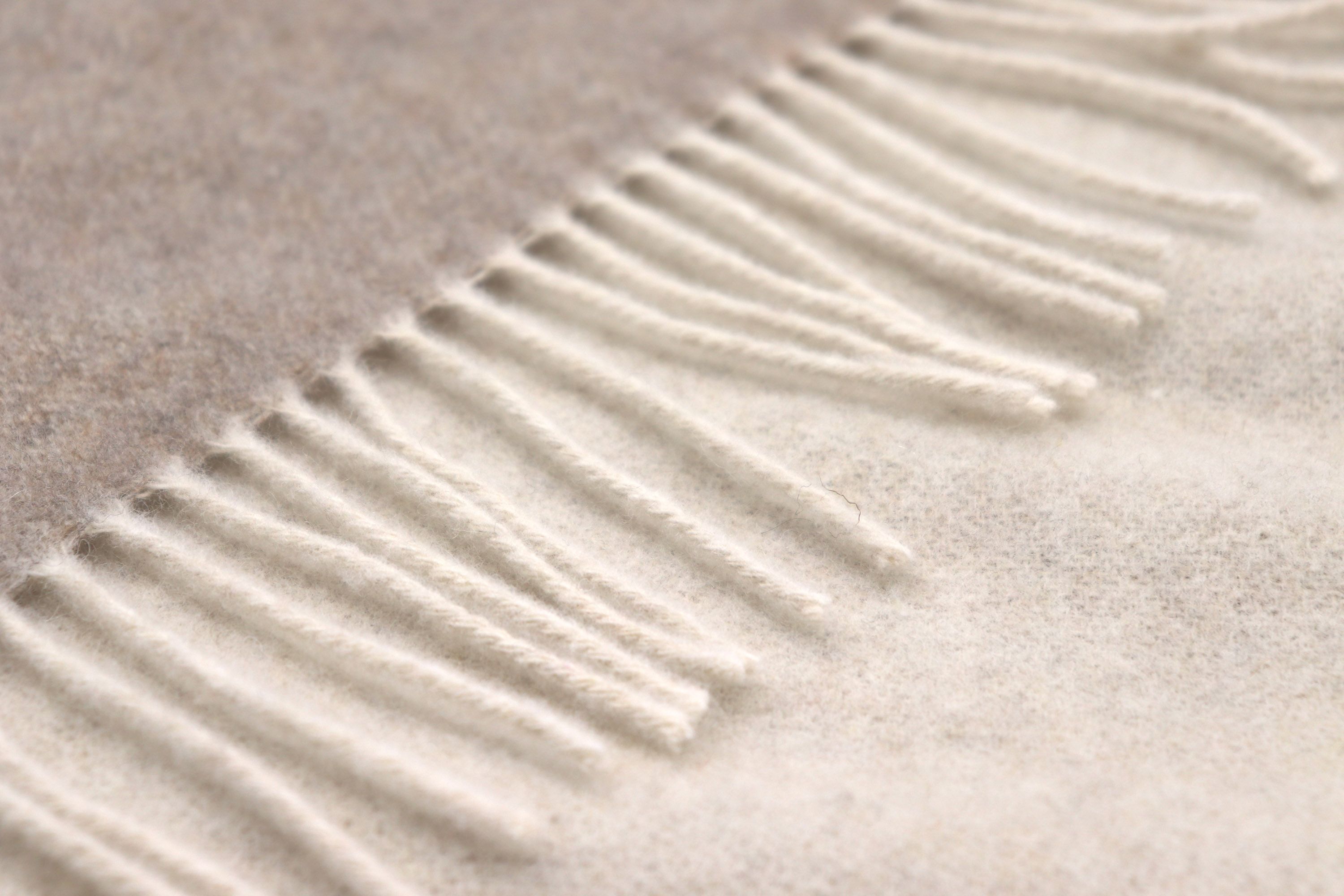 Plaid natur-sand