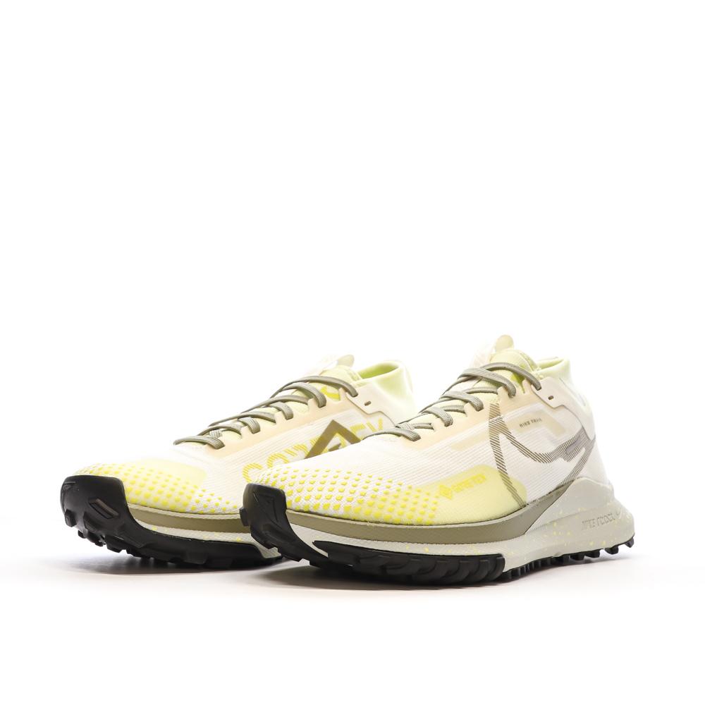 Nike Chaussures de trail Blanche/Jaune Femme Nike React Pegasus