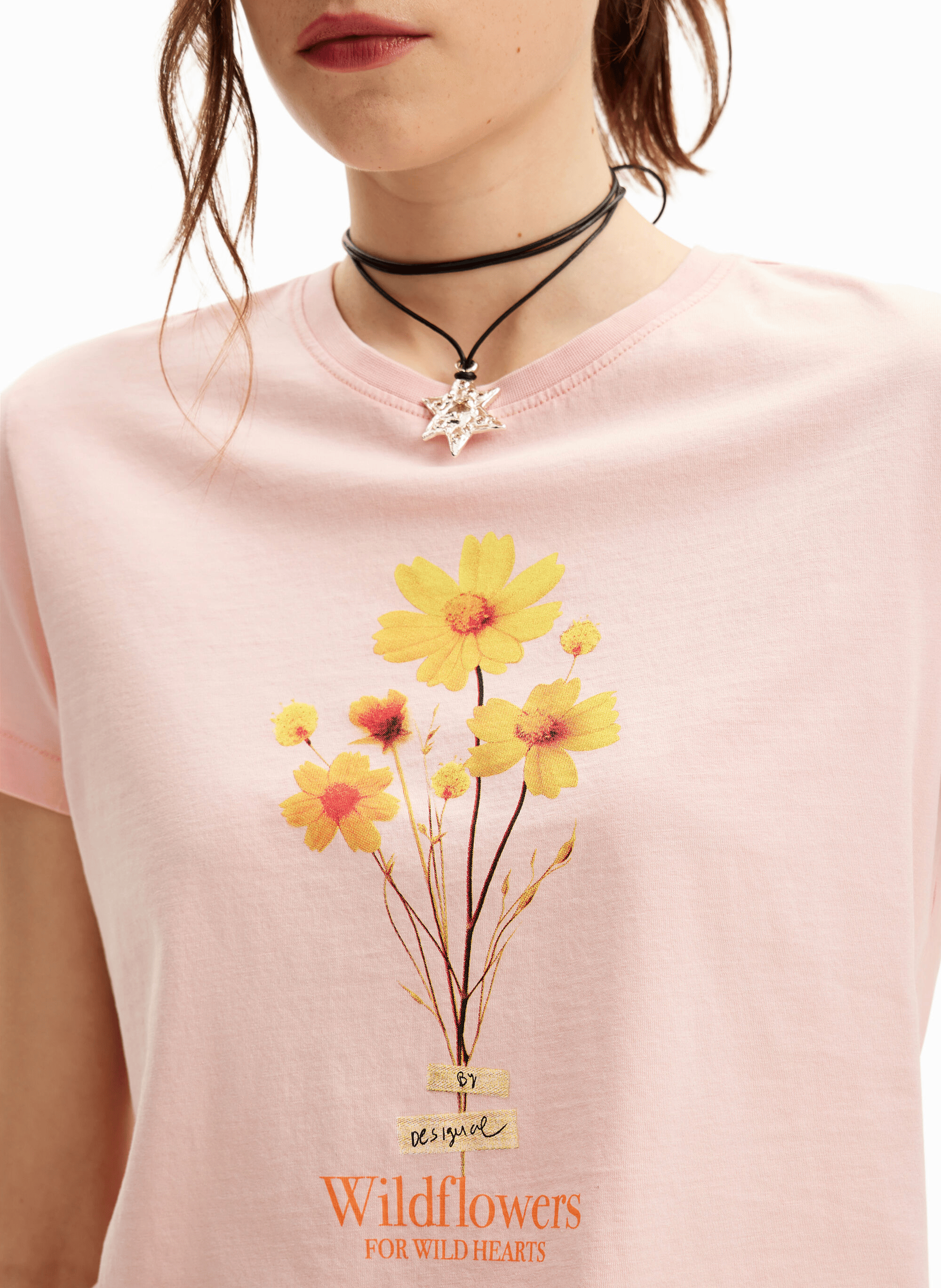 Tee-shirt imprimé en coton| Rouge