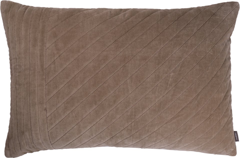 Linen & More sierkussen Kane taupe 40 x 60 x 10 cm