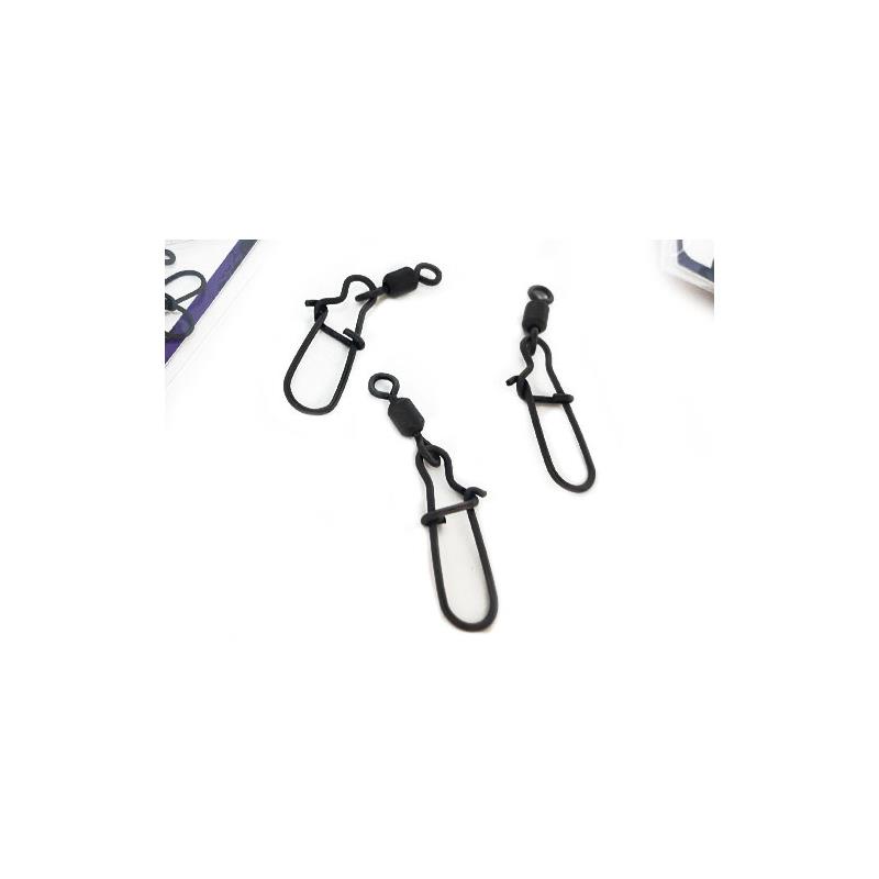 Agrafe Intech Quick Lock Snap Rolling Matt Black