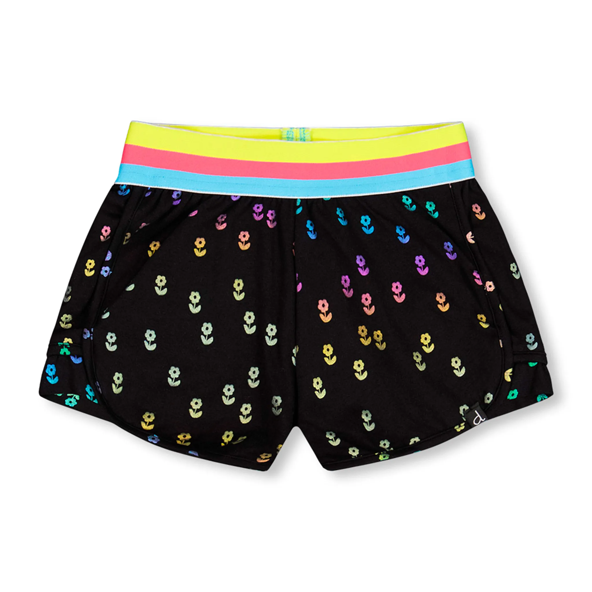 Deux par Deux Short Fleurs Copines 3-6ans