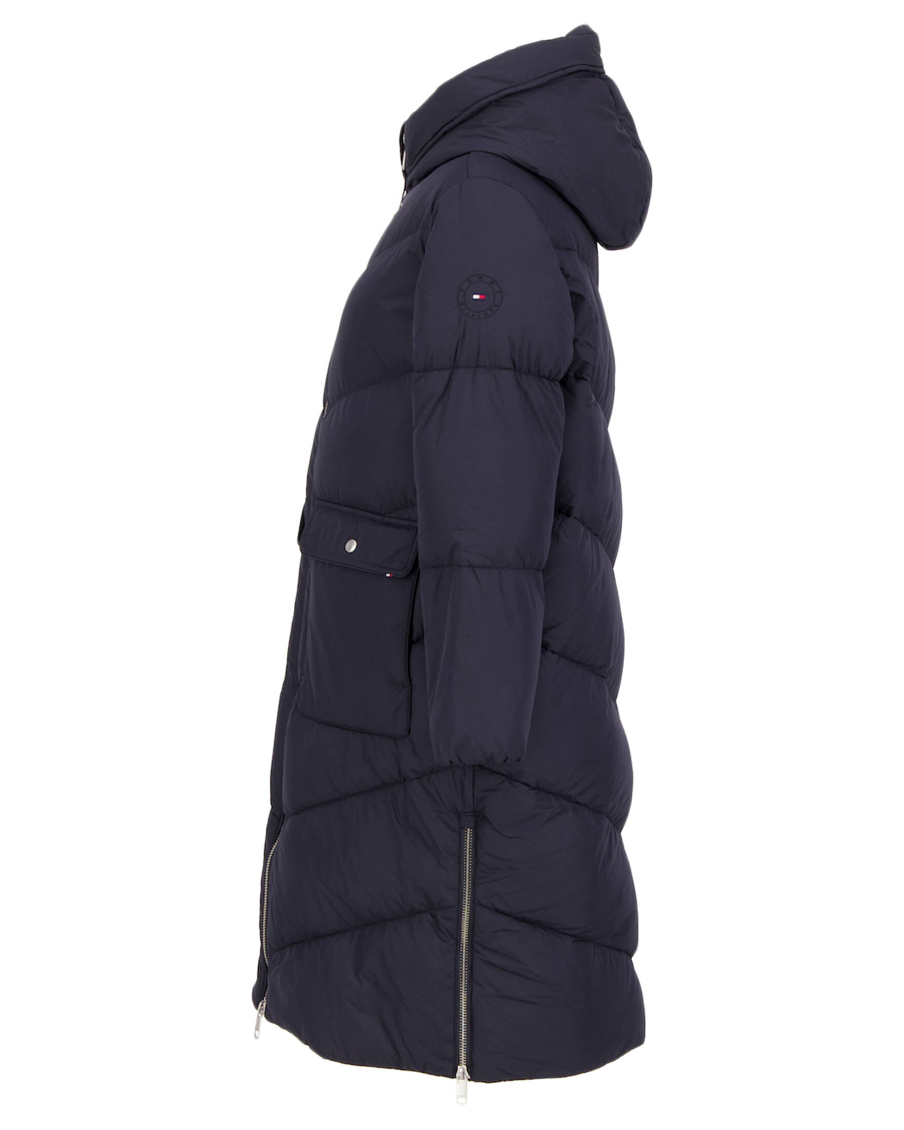 Tommy Hilfiger| Damen Steppjacke CHEVRON SORONA TEDDY lang
