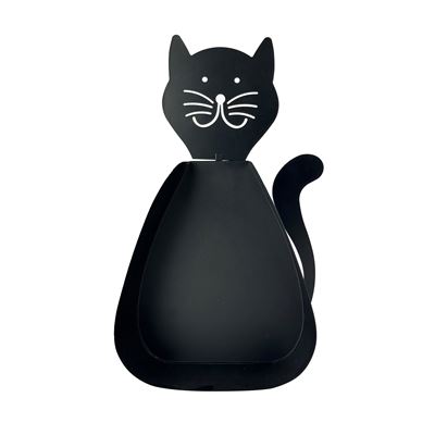 Rangement papier toilette chat