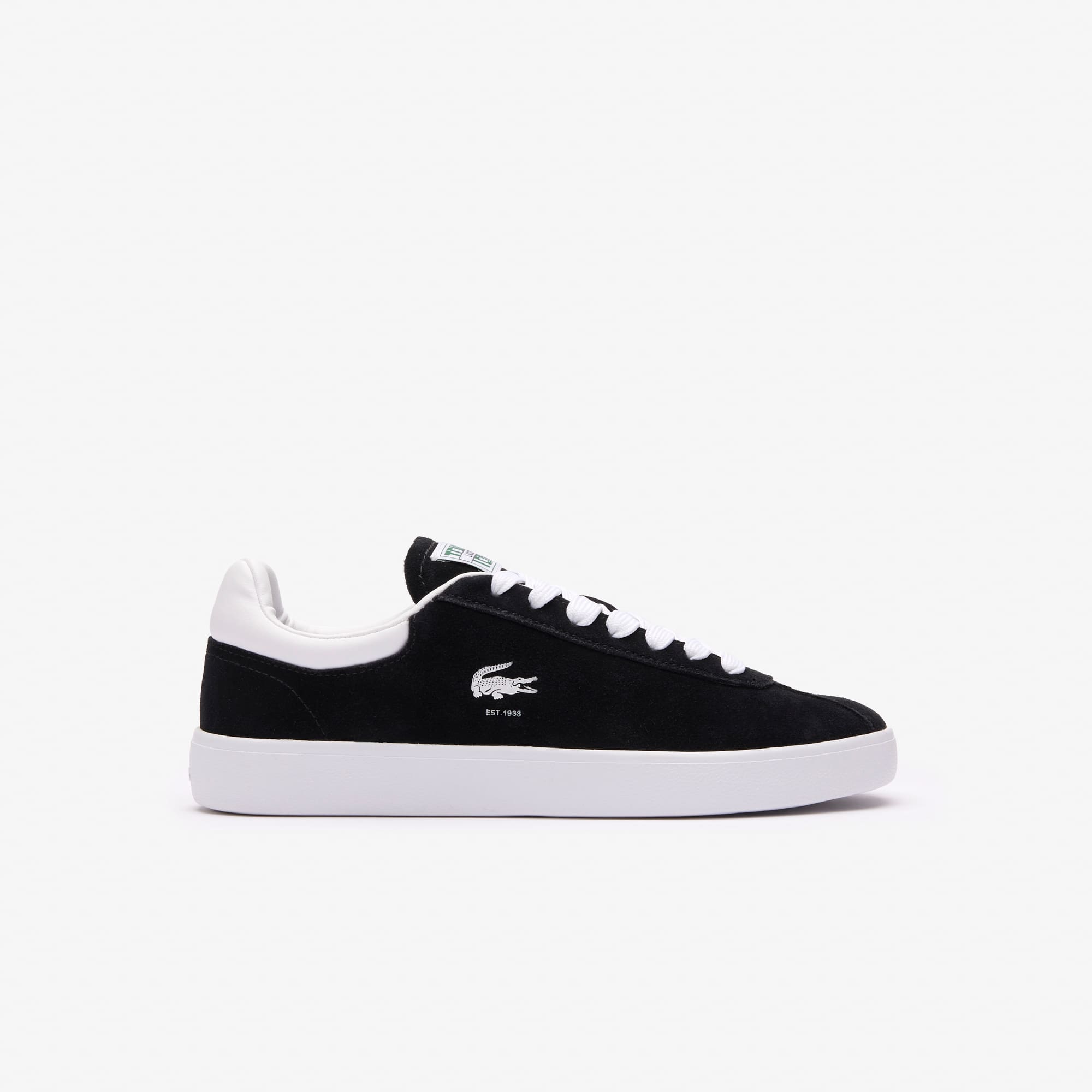 Sneakers Baseshot femme en cuir velours Sneakers - Noir - Lacoste - Femme