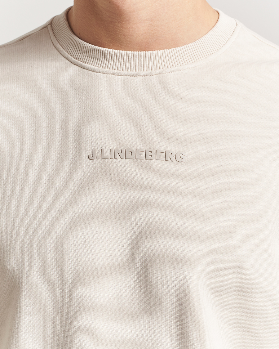 J.Lindeberg Callan Cotton Crew Neck Moonbeam