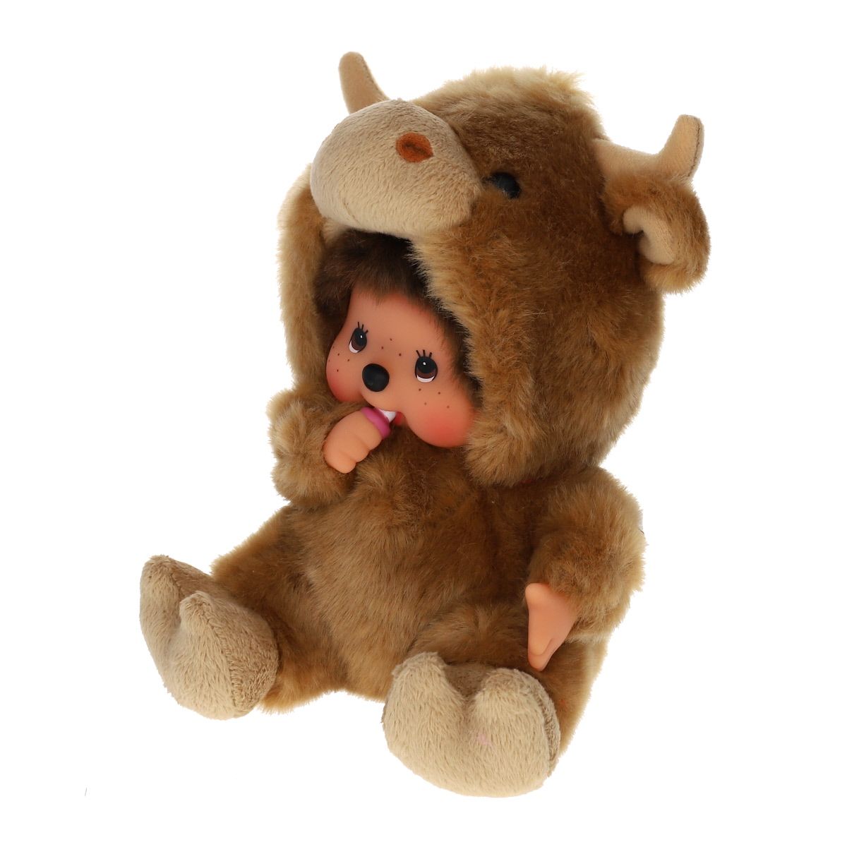 Peluche kiki le singe vache Highland - Bébé Highland Monchhichi