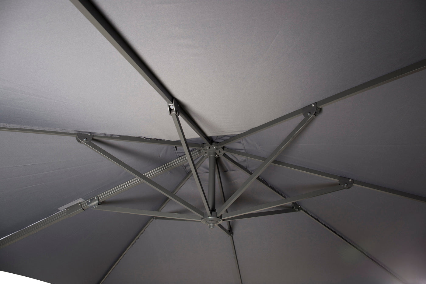 FjÃ´rd - Parasol Donkergrijs 3x3m - Leeds