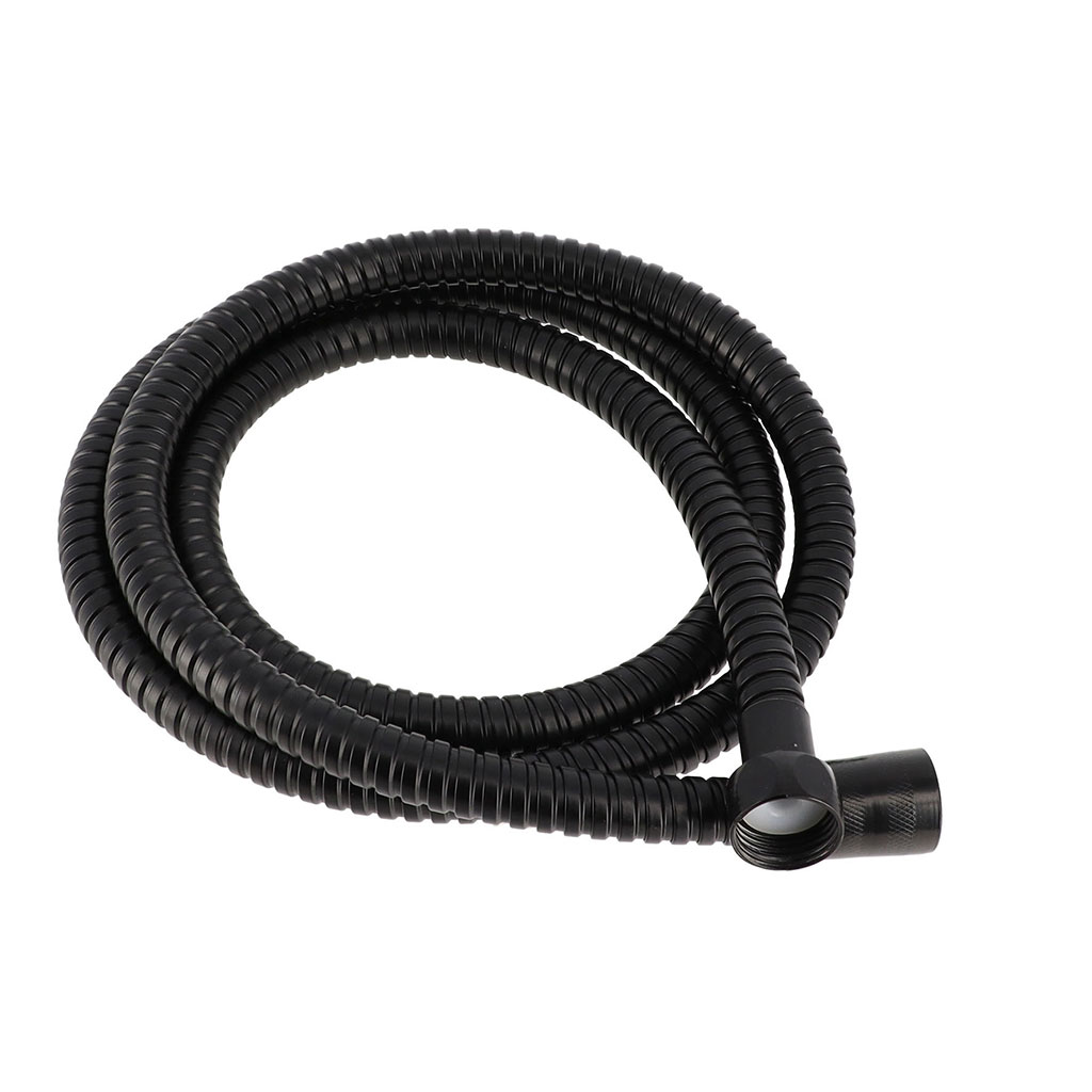 Flexible de douche universel inox noir 150cm