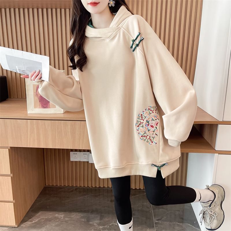 Honey River - Geborduurde losse hoodie