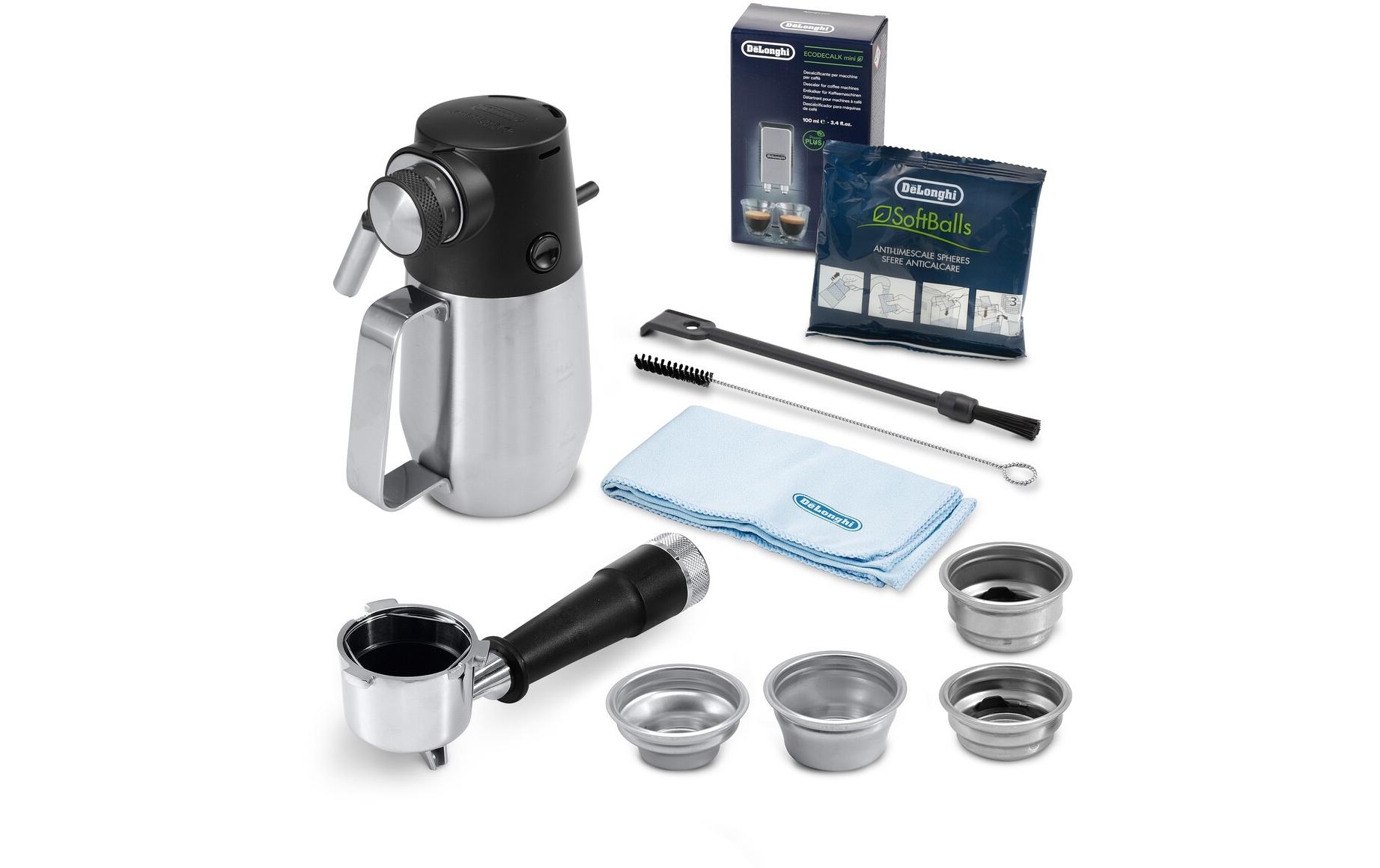 Siebträgermaschine La Specialista Maestro EC9865.M Silber<br>Espressomaschine mit Siebträger und integriertem Mahlwerk