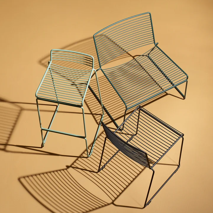 HAY - Hee Dining Chair, weiss (4er-Set)