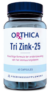 Orthica Tri Zink 25 Capsules 60CP