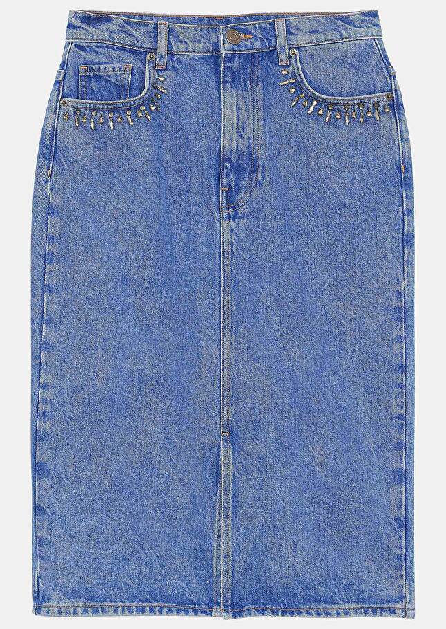 Jupe Jackiebleu en denim