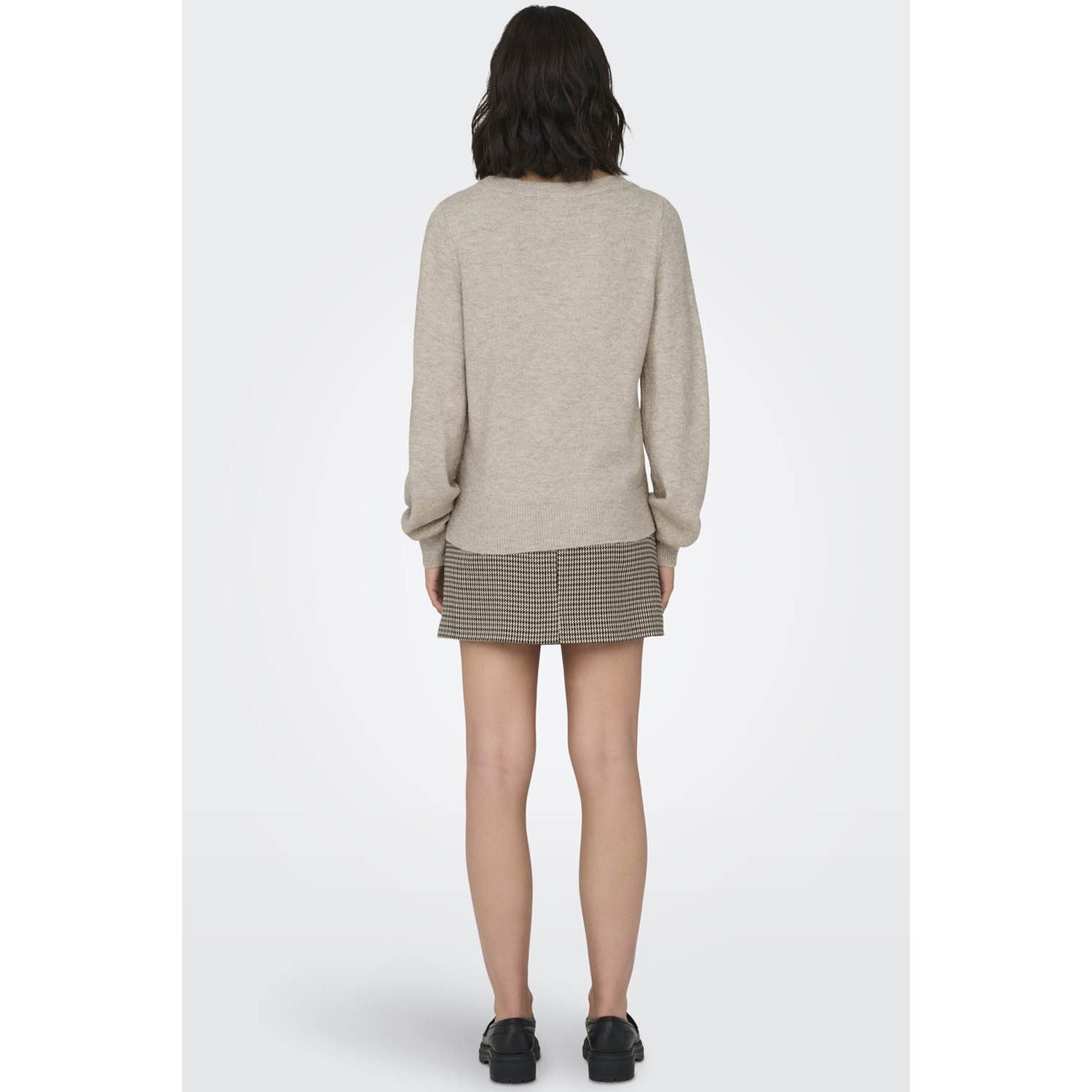 Jacqueline De Yong  Rue Glitter Long Sleeve Boat Pullover