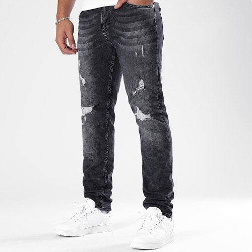 Jean Regular Fit Avec Destroy 2678 Denim Noir