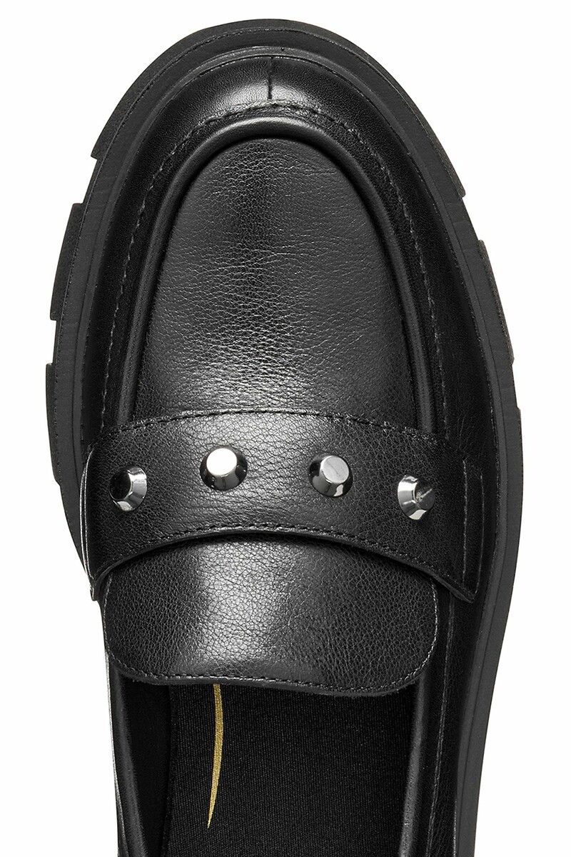 GEOX<br>Mocassins de couro respirável