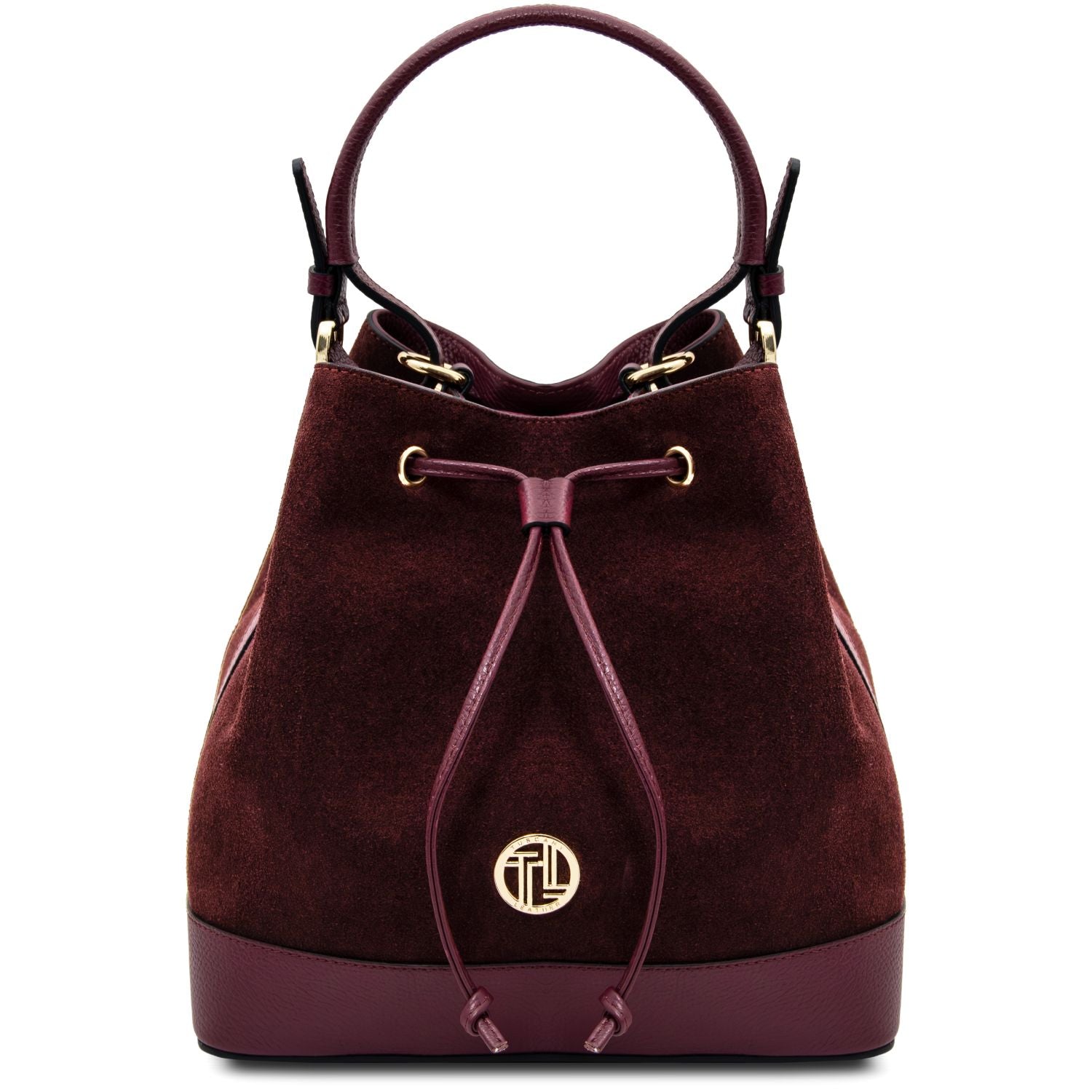 TL142476 – Minerva – leren bucket bag