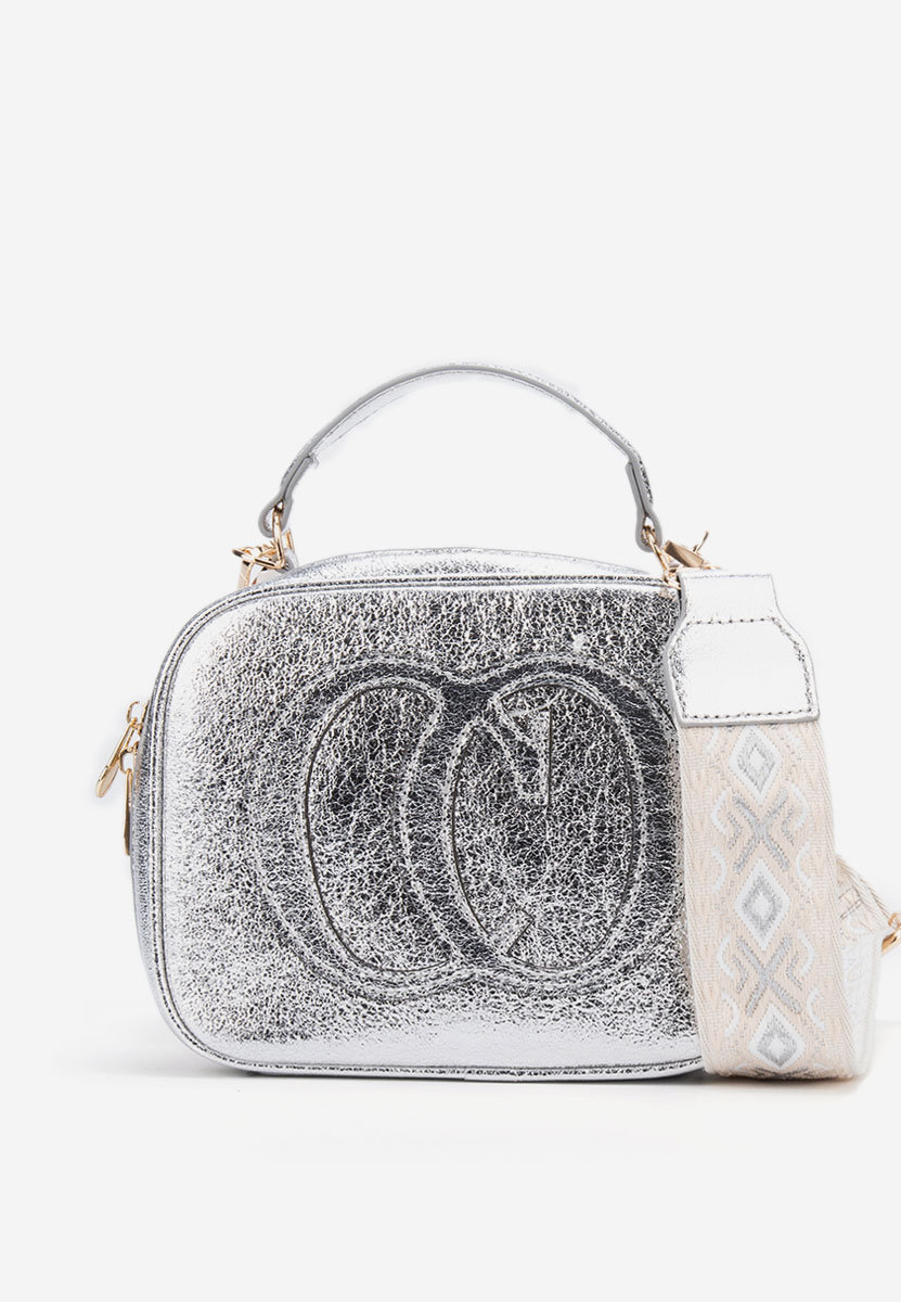 Sac besace femme argent Julisa