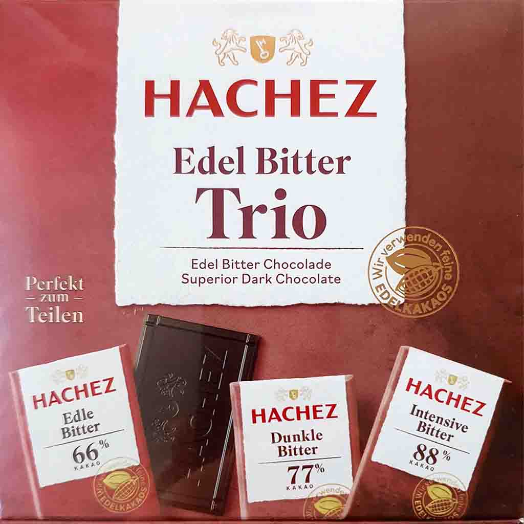Hachez Edel Bitter Trio 150g MHD:10.4.26