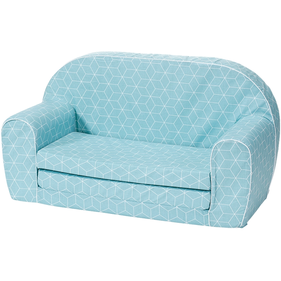 knorr toys® Kindersofa Geo cube neo mint grün
