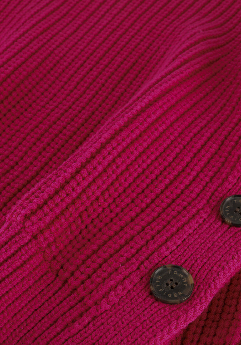 TOMMY HILFIGER roze tommy hilfiger trui org cotton button c-nk sweater