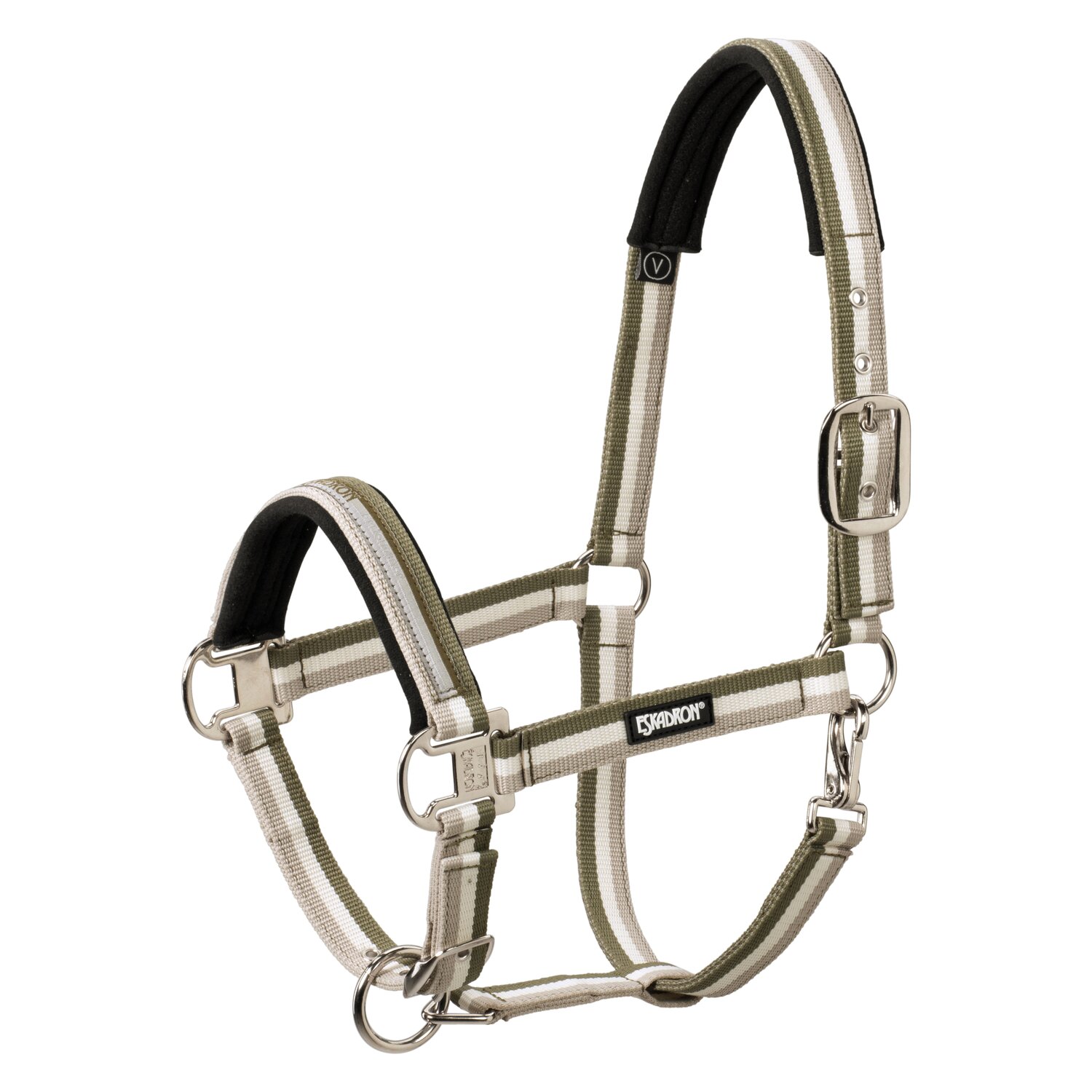 Eskadron Basic Halfter Pin Buckle  - oliv/creme