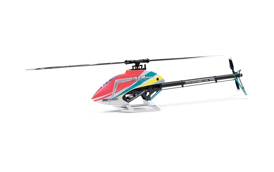 Helikopter M4 Max Combo Rot, Bausatz<br>OMP M4 Flybarless 3D Heli der 400er klasse