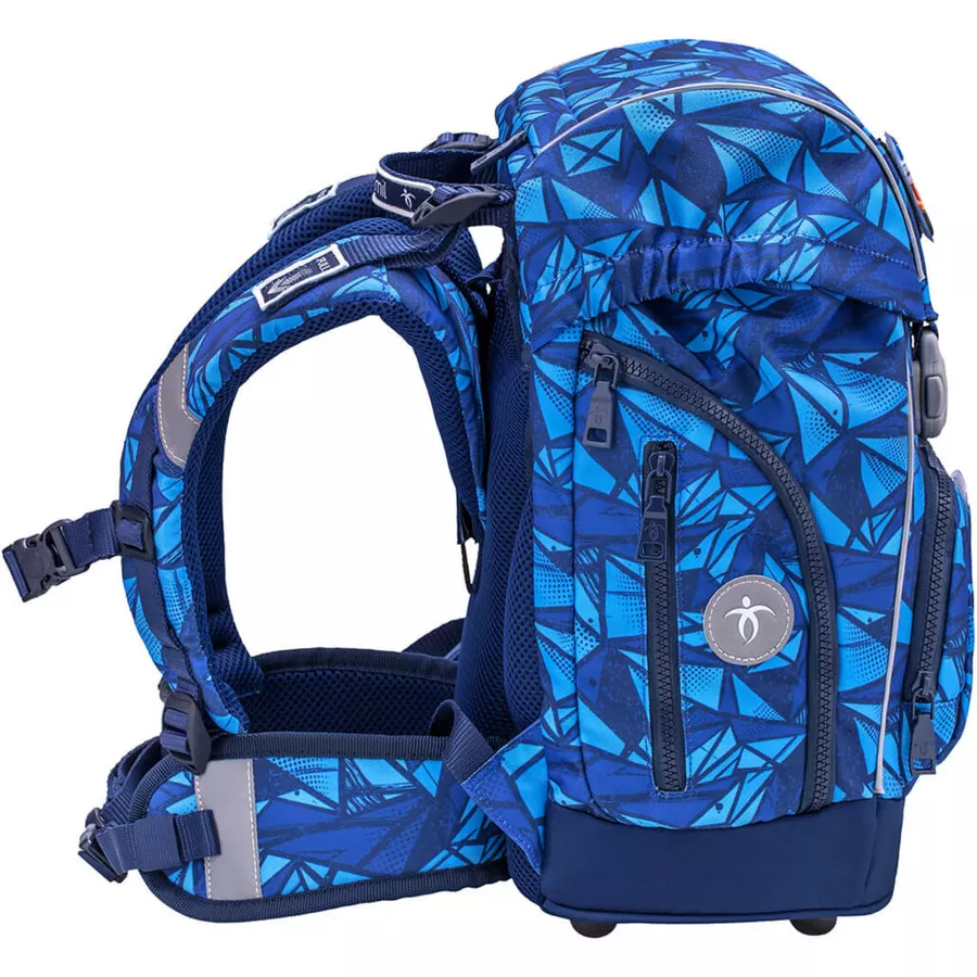 Belmil Schulranzen Premium Comfy Plus Set 6-teilig Glacier Blue