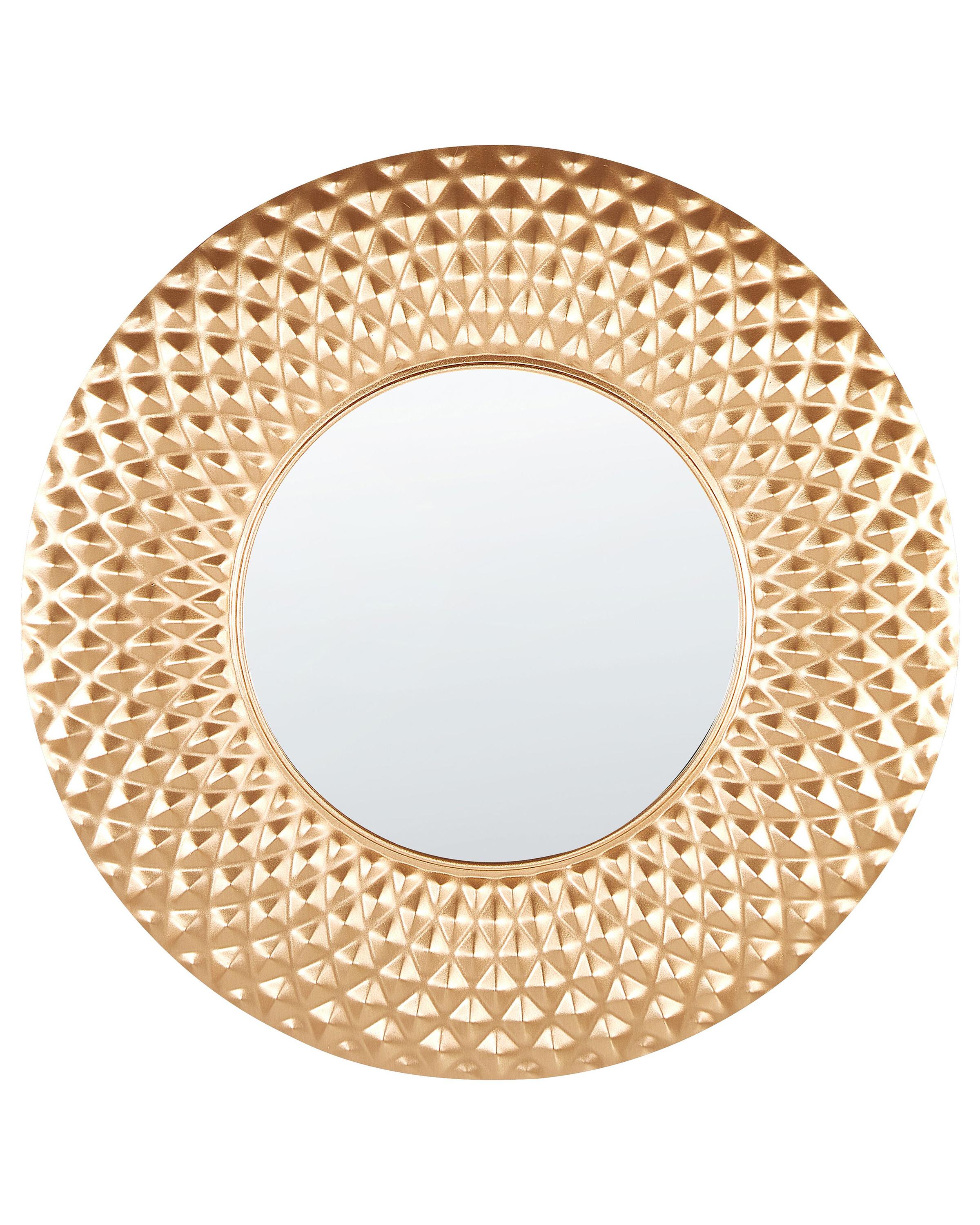 Wandspiegel COMBE 60 cm 60 cm Metaal Goud
