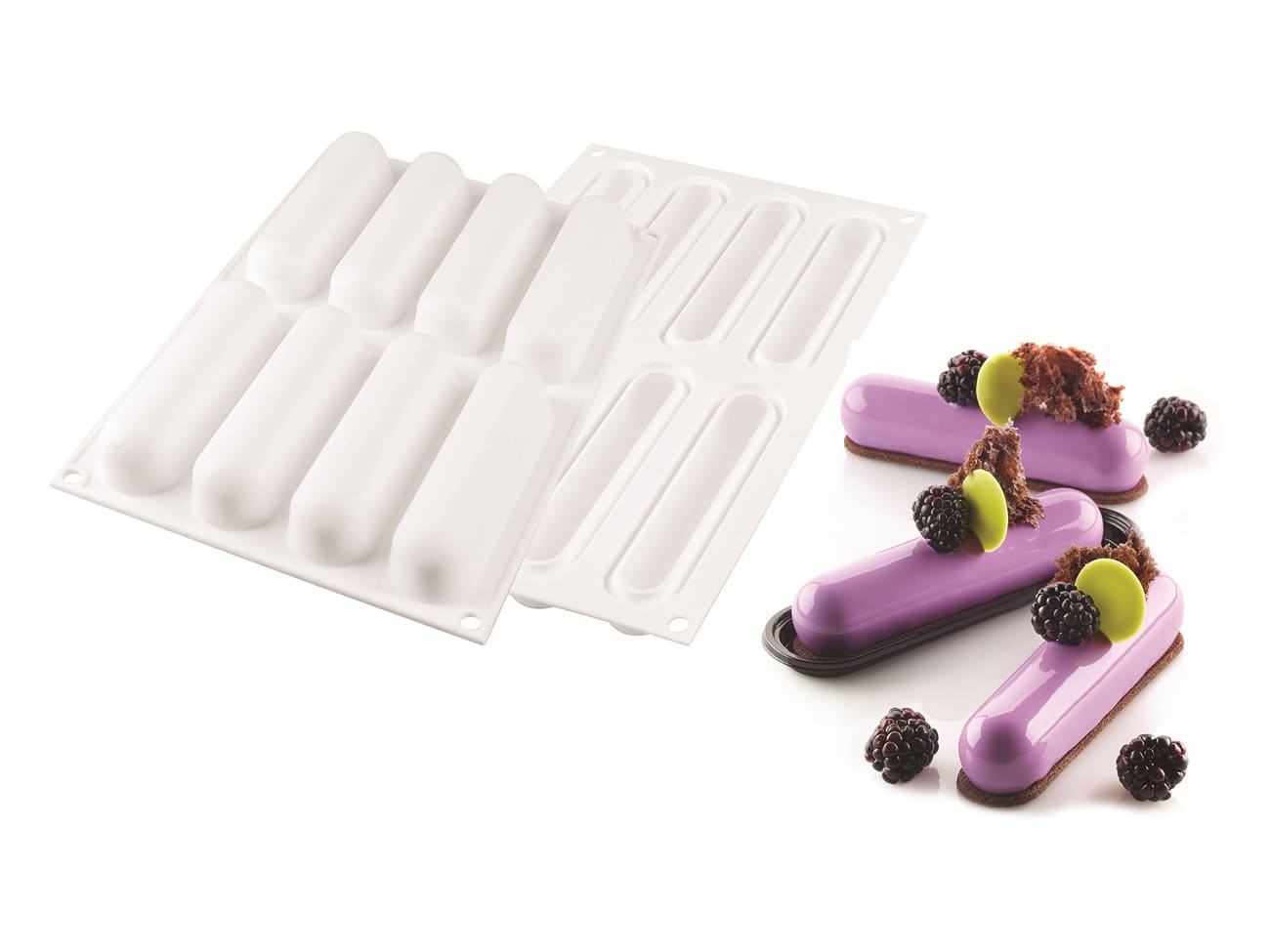 Moule silicone - 8 fingers - 30 x 17,5 cm - Silikomart