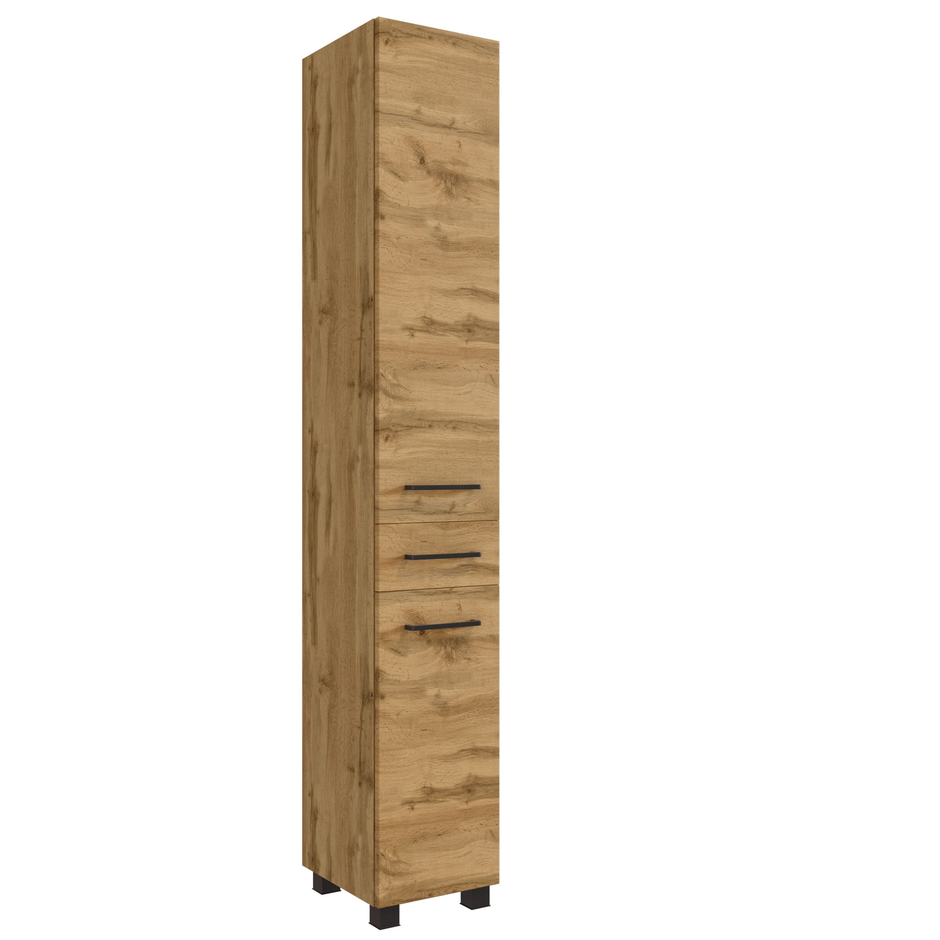 Seitenschrank Limburg braun B/H/T 30x180x35 cm